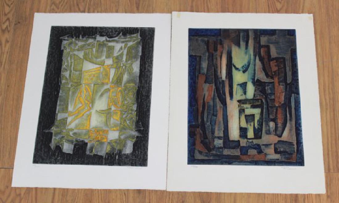 Marcel Fiorini, 2 Lithographs (1 of 6)