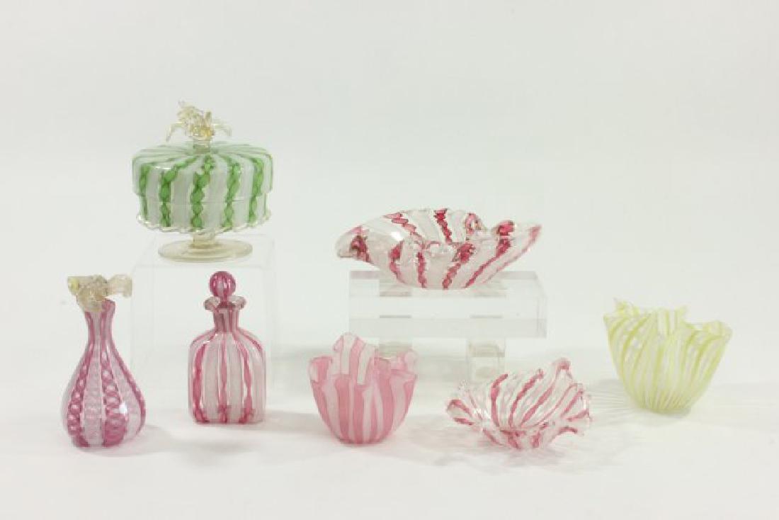 Group Lot 7 Venetian Glass Pieces (1 of 7)