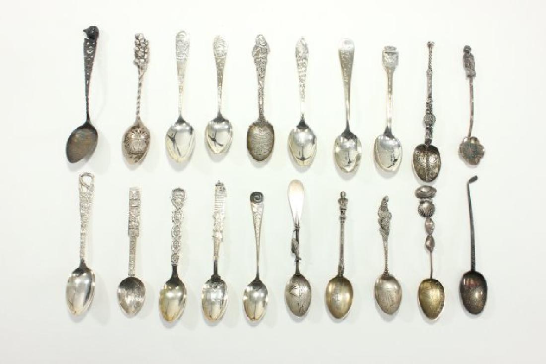 Group Lot 20 Sterling Silver Souvenir Spoons (1 of 5)