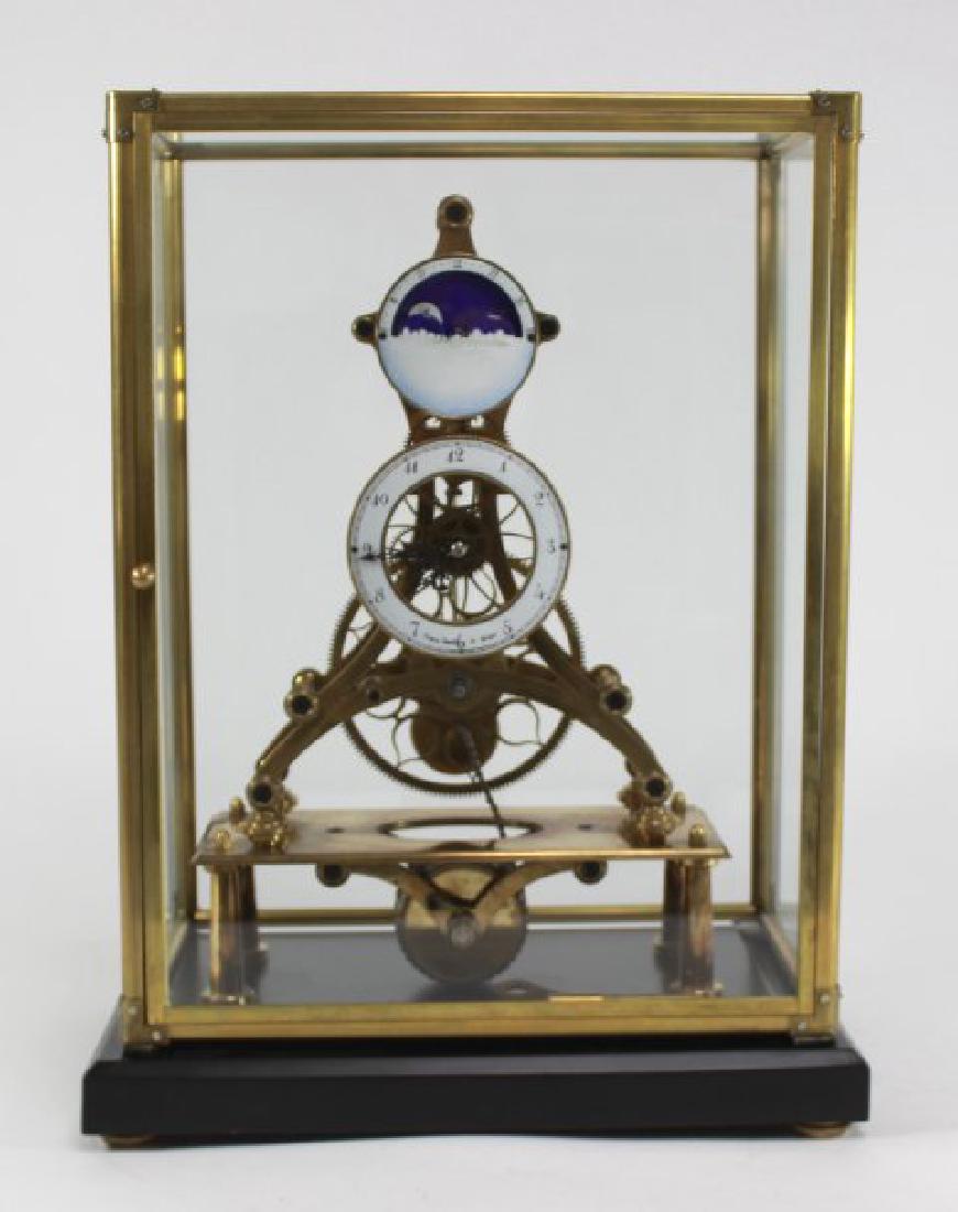 Contemporary Skeleton Clock with Moon Face (1 of 7)