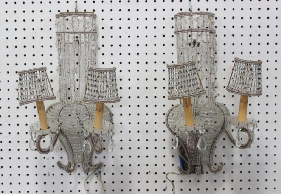 Pair Maison Bagues Style Beaded Sconces (1 of 4)