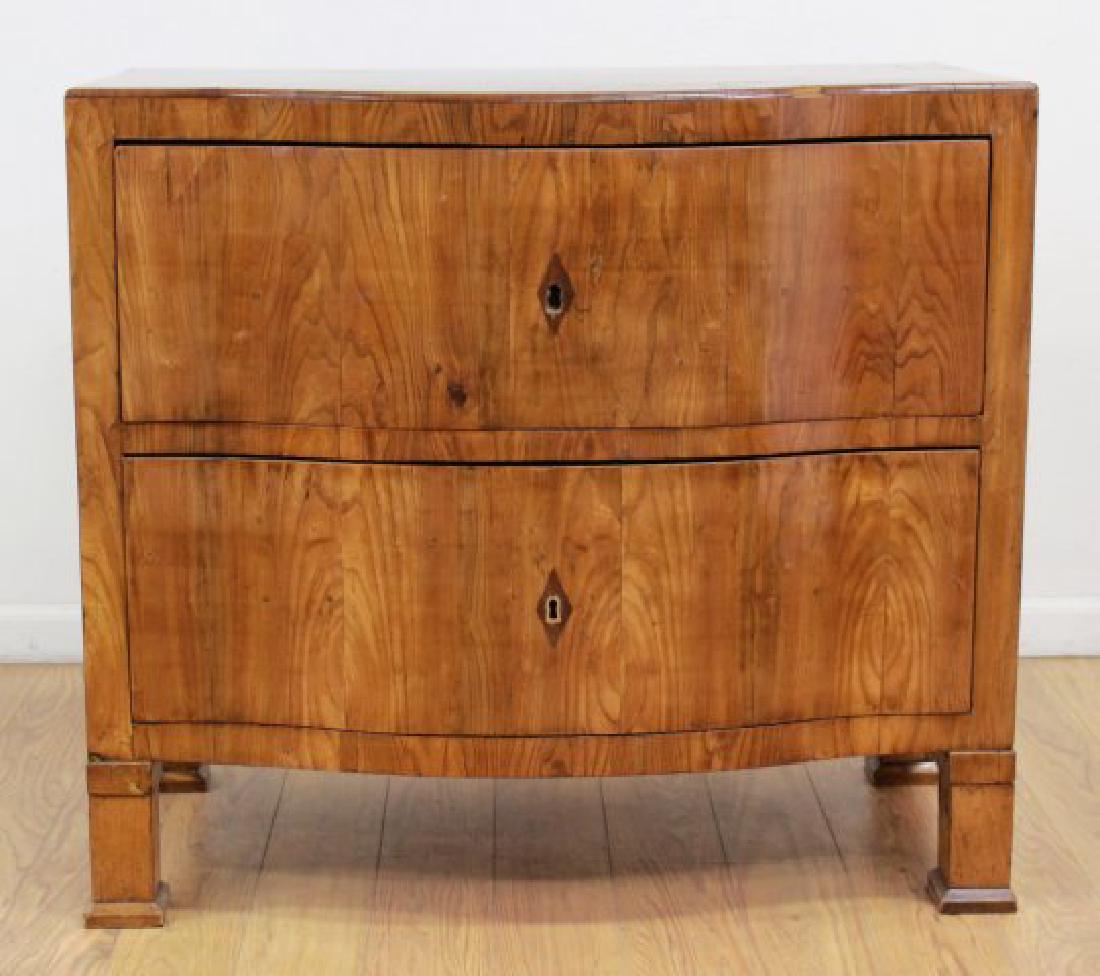 19th Century Biedermeier 2-Drawer Commode (1 of 8)