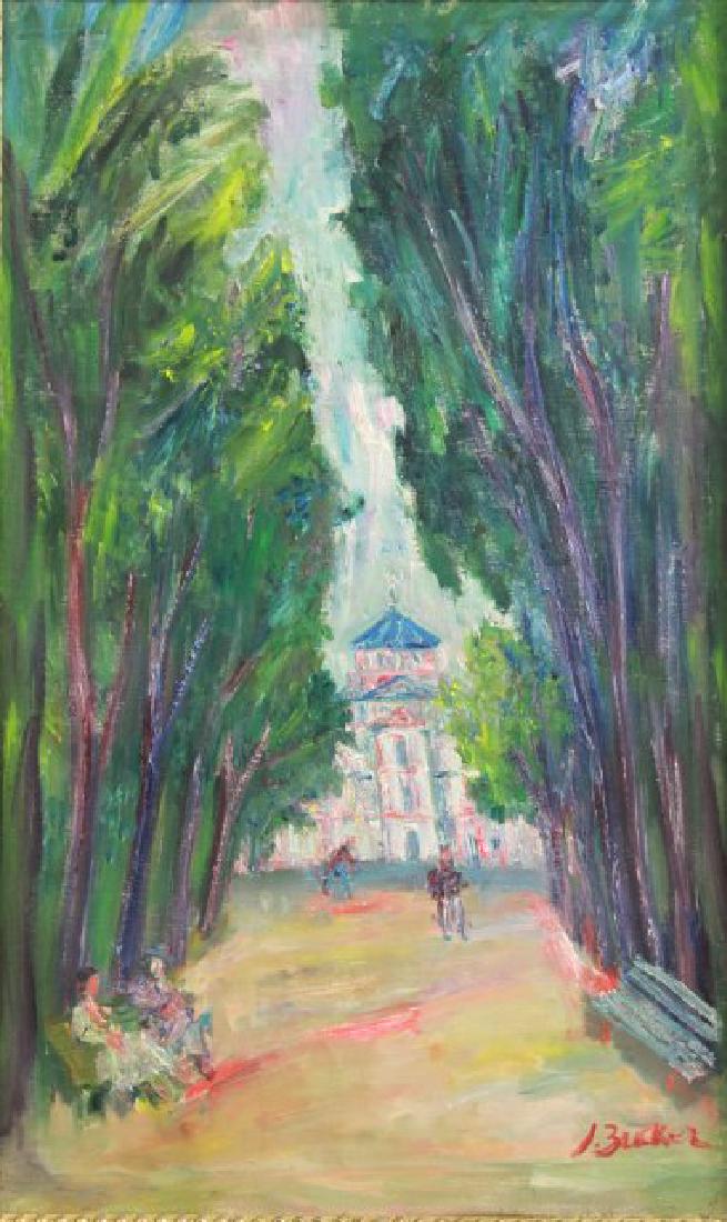 Jacques Zucker, Park Scene with Building (1 of 5)