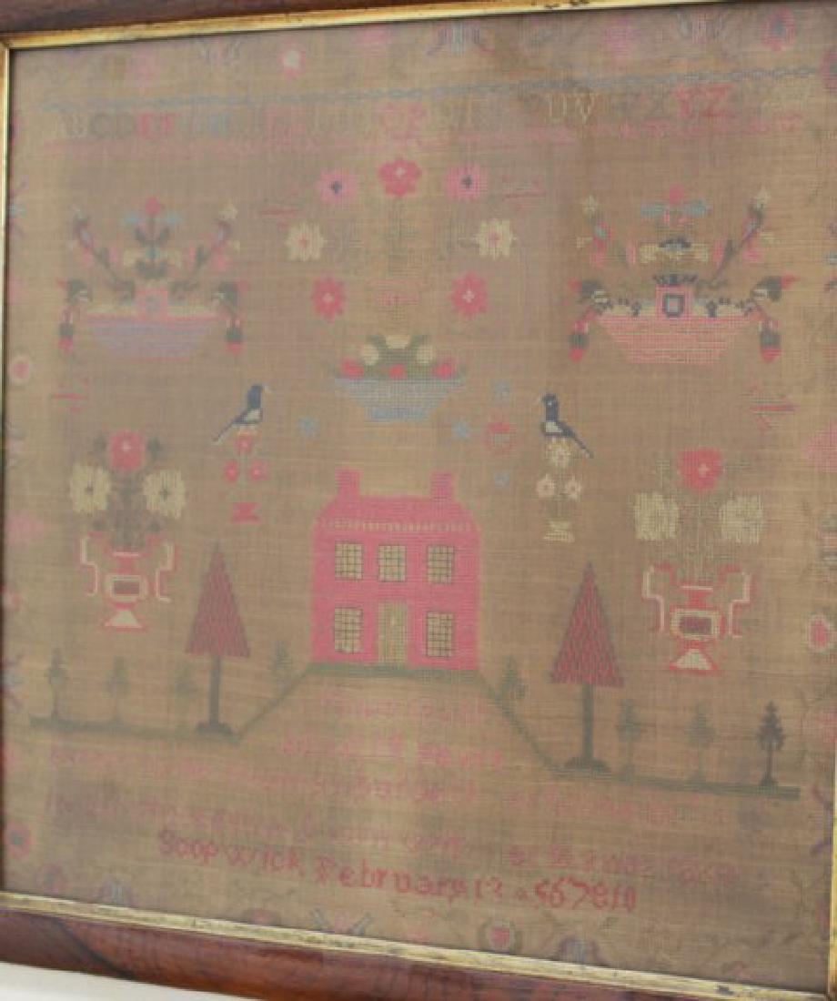 19th Century Antique Sampler (1 of 2)