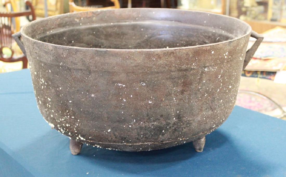 Large Antique Cast Iron Cauldron (1 of 3)