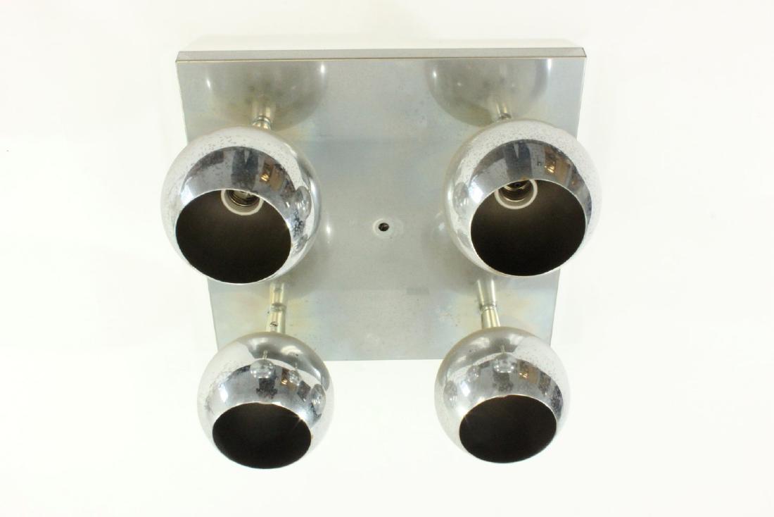 Mid-Century Modern Chrome Ceiling Light Fixture (1 of 4)