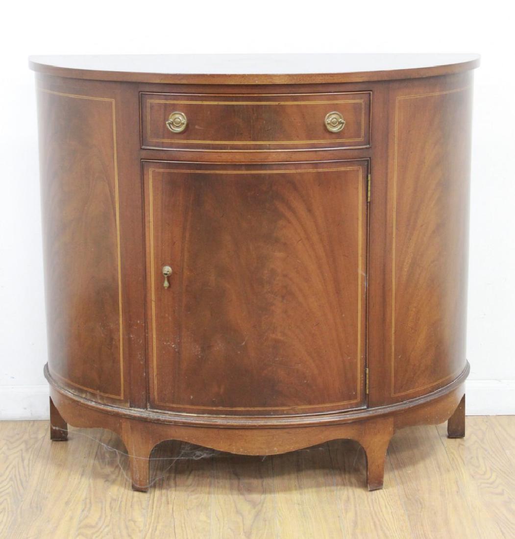 Biggs Mahogany Demilune Server (1 of 5)