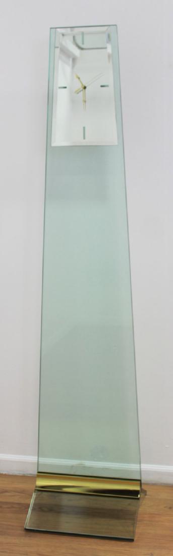 Leon Rosen for Pace Collection Glass Clock (1 of 3)
