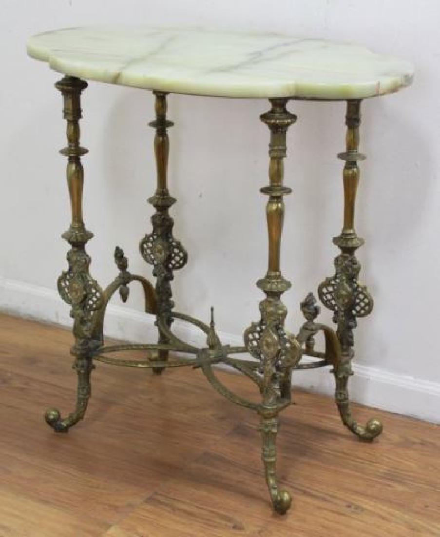 :Victorian Onyx & Bronze Table (1 of 3)
