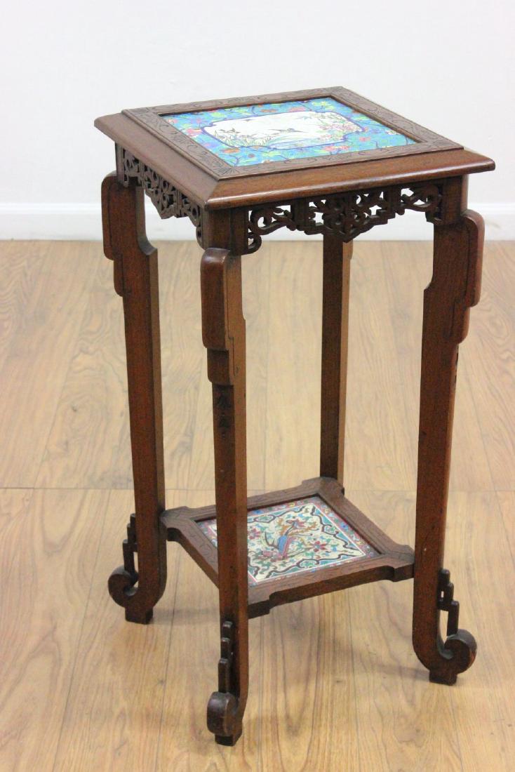 Longwy Victorian Pedestal in the Asian Manner (1 of 5)