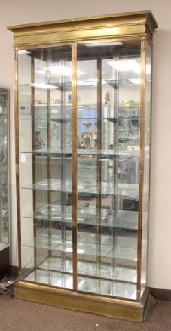 :French Brass & Glass Display Cabinet (1 of 3)
