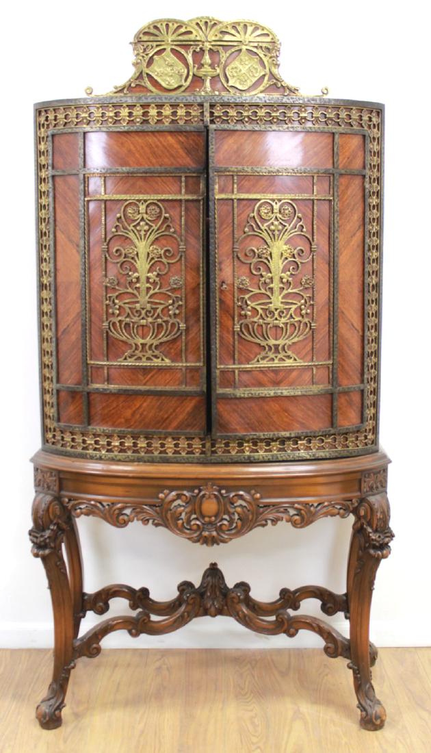 Magnificent 1920s 2-Door Silver Chest (1 of 9)