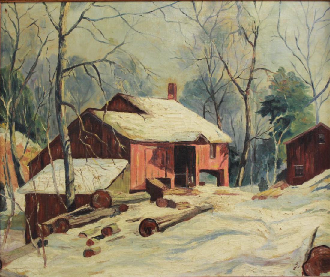 Walsh, Winter Landscape with Farmhouse (1 of 5)
