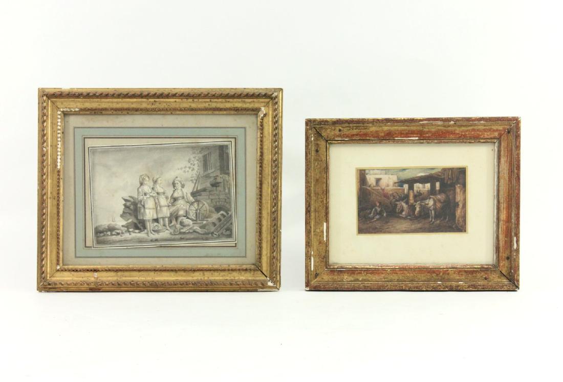 2 European 19th Century Watercolors (1 of 6)