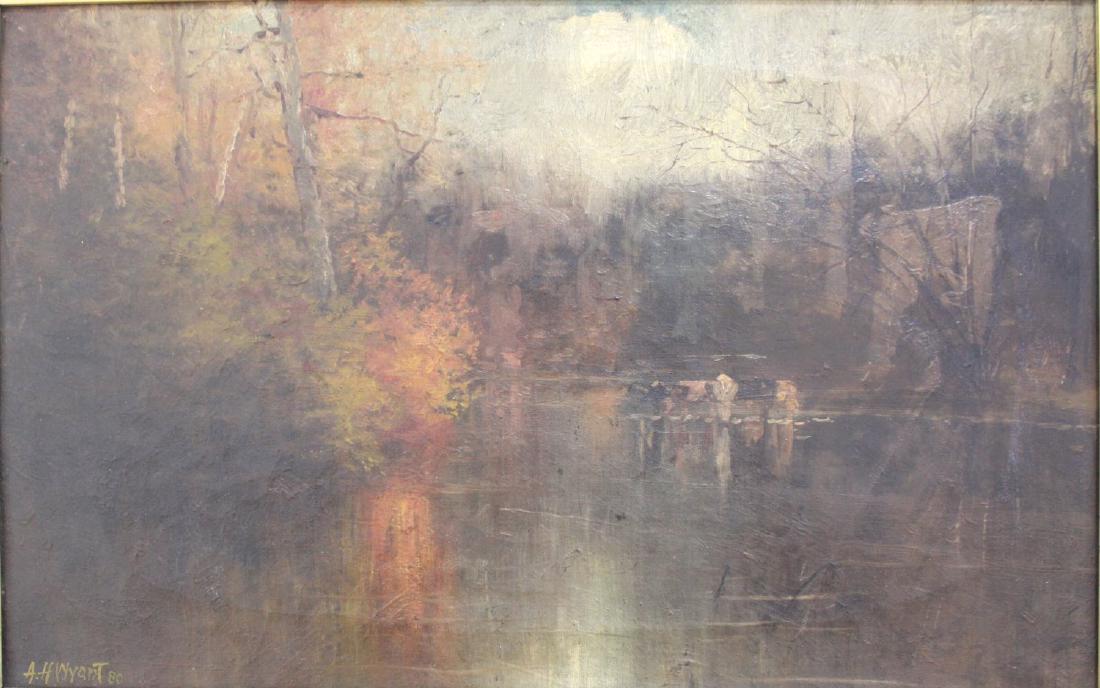 Attr. to A.H. Wyant, Forest Stream (1 of 4)