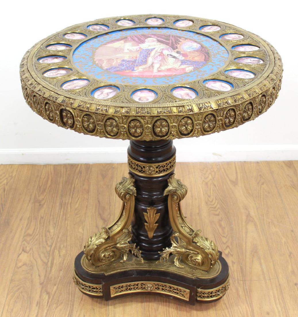 Louis XV Style Bronze & Wood Center Table (1 of 8)