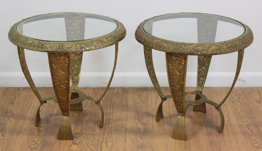 Pair Art Deco Style Side Tables (1 of 2)