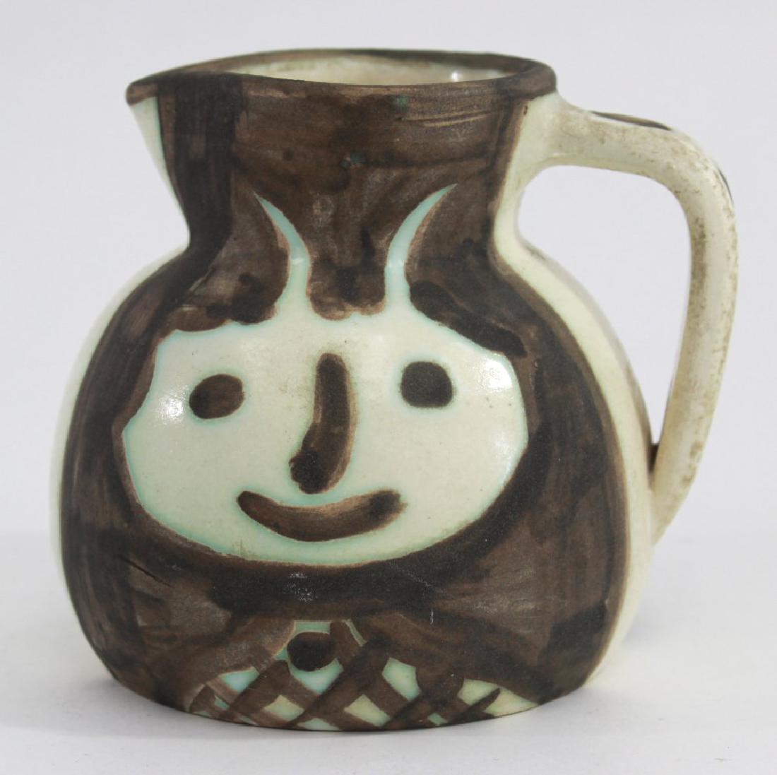 Pablo Picasso Glazed Pitcher with Faces (1 of 6)