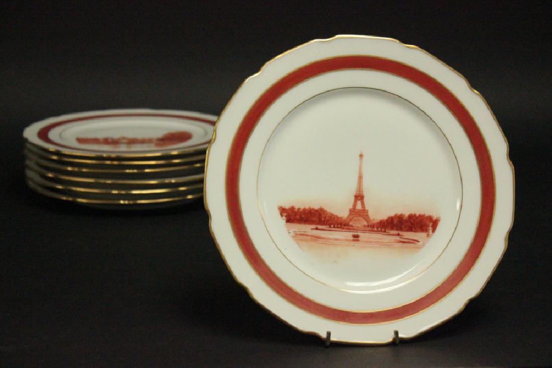 7 Limoges Plates with Scenes of France (1 of 5)