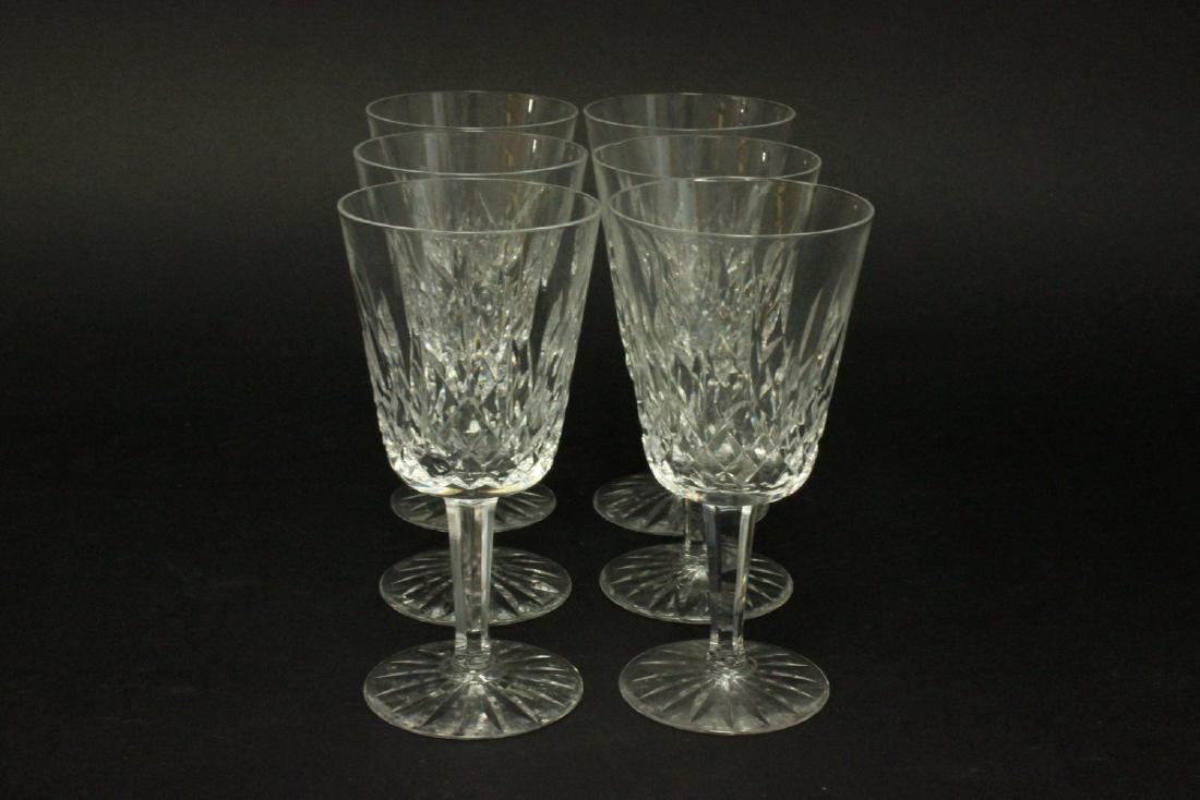 Set of 6 Waterford Water Goblets (1 of 3)