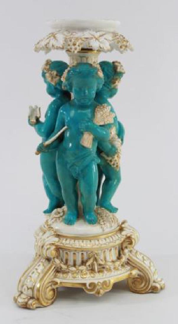 :English 19th Century Porcelain Compote (1 of 6)