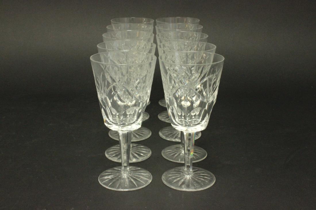 Set of 10 Waterford Water Goblets (1 of 3)