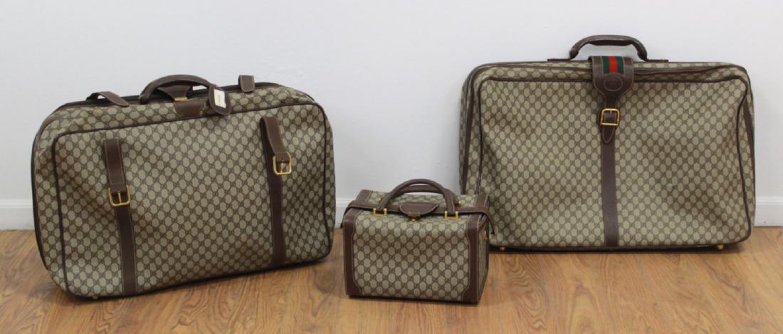 3 Pieces of Gucci Soft Case Luggage (1 of 8)