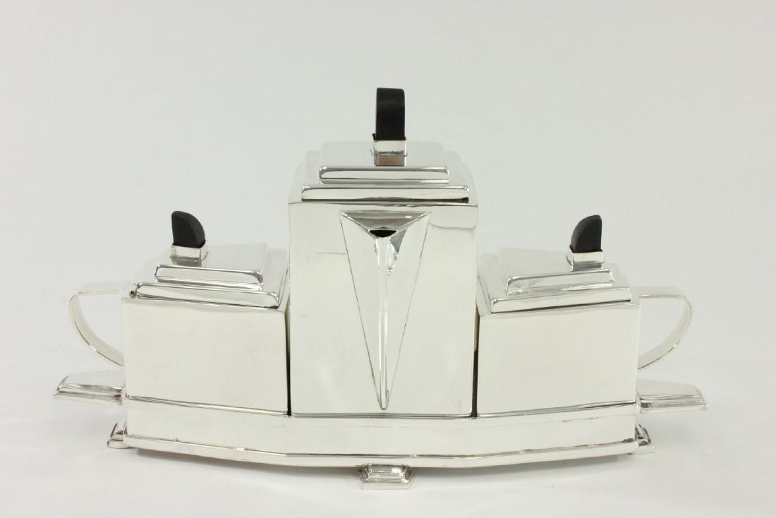 Art Deco Style Silverplate Tea Set (1 of 7)
