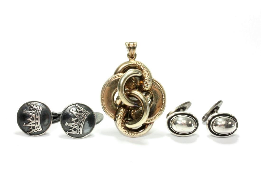 Georg Jensen Silver Cufflinks & More (1 of 8)