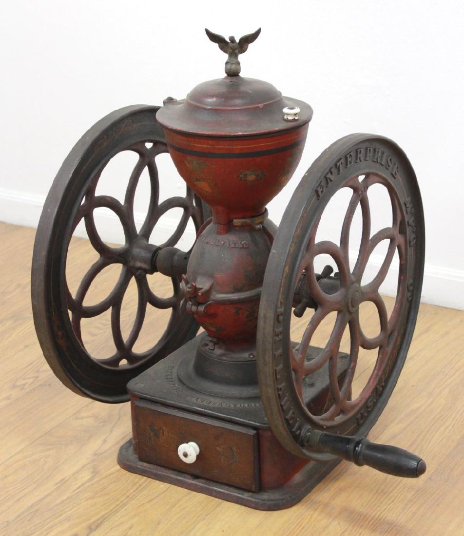 Antique Enterprise Man Coffee Grinder