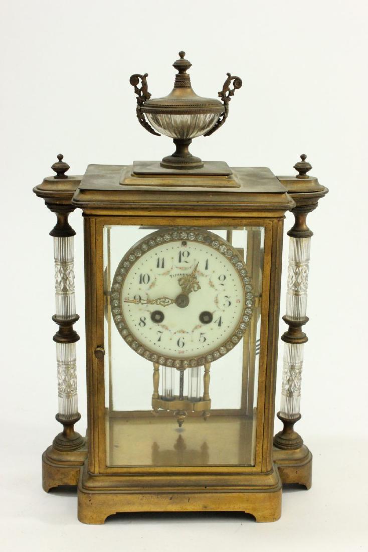 Bronze & Crystal Tiffany & Co. Crystal Regulator (1 of 6)