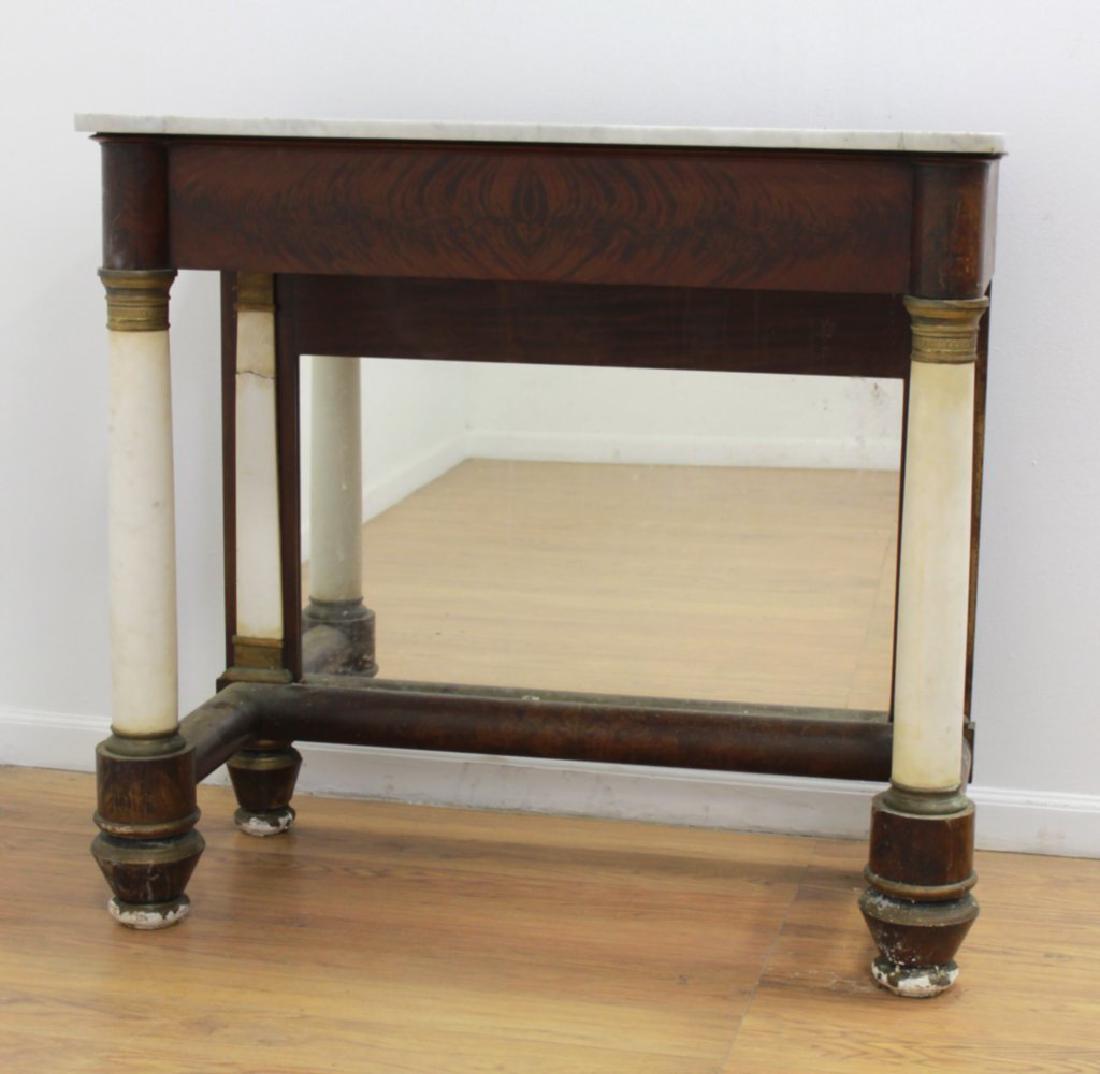 American Empire Ormolu Mtd. Mahogany Console (1 of 6)