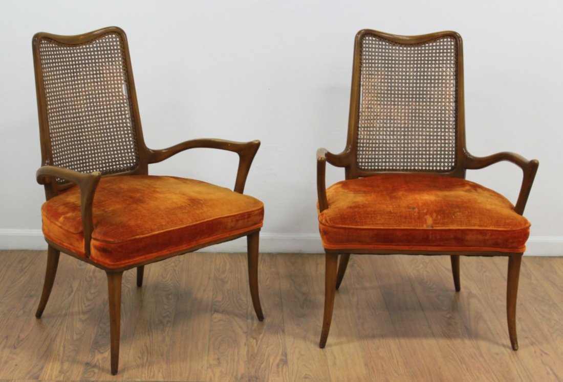 Pair Mid-Century Modern Armchairs (1 of 6)