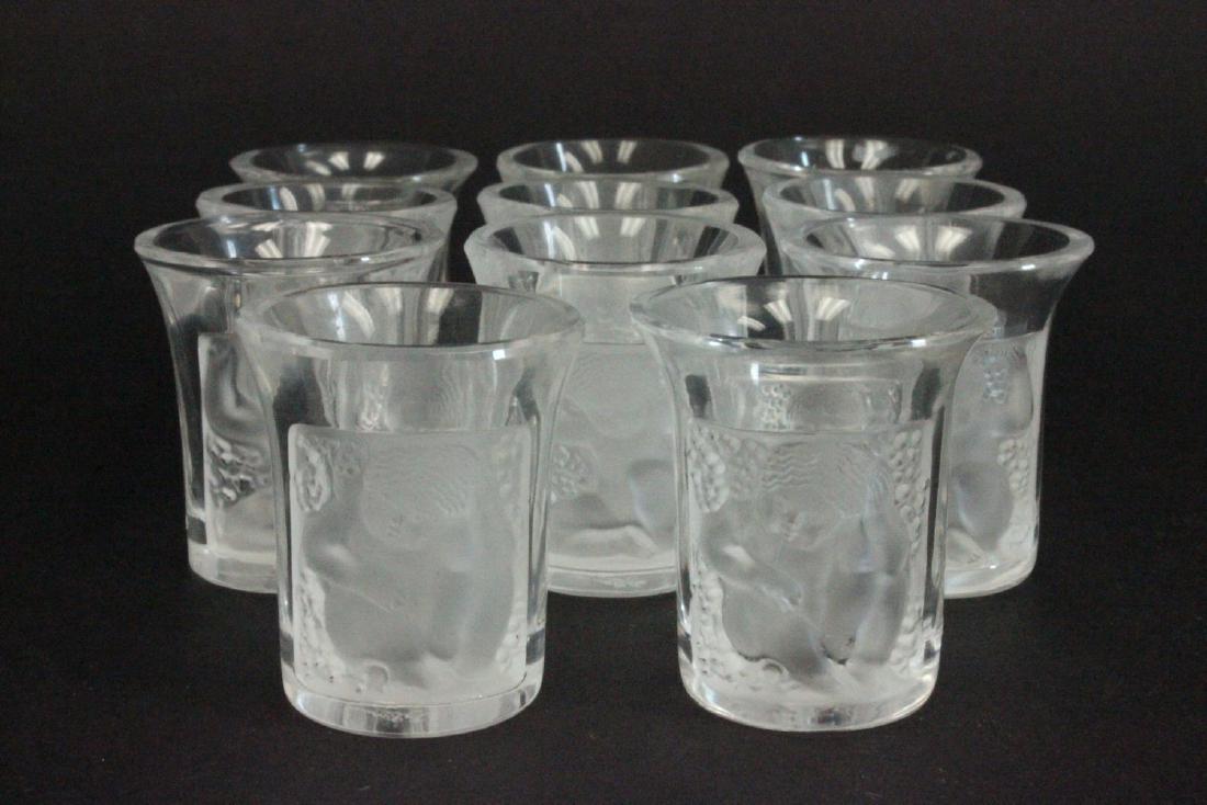 11 Lalique France Enfants Shot Glasses (1 of 4)