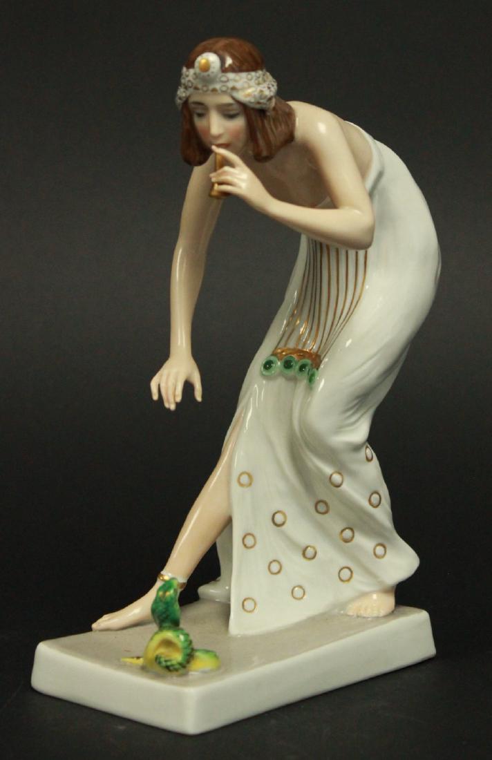 Rosenthal Porcelain Figure of Snake Charmer (1 of 4)