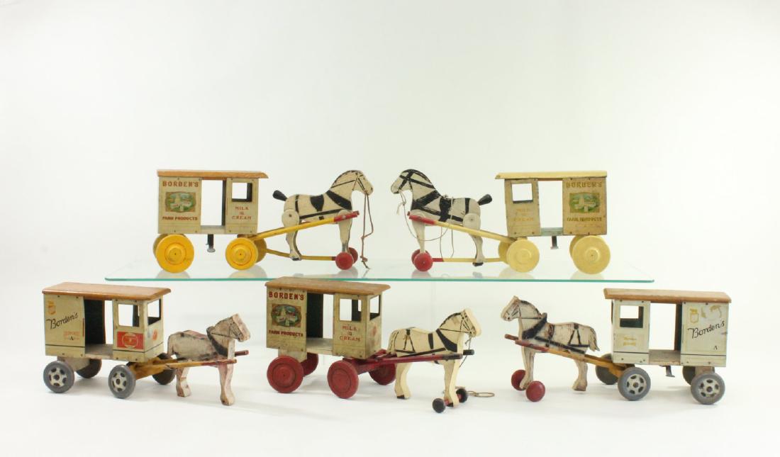 Children's Milk Wagon Pull Toys (1 of 6)