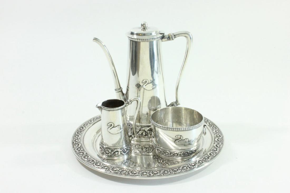 Tiffany & Co. Sterling Silver 4-Piece Tea Set (1 of 7)