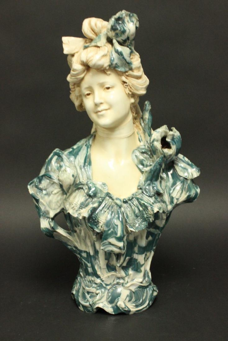 Royal Dux Bust of Lady (1 of 6)