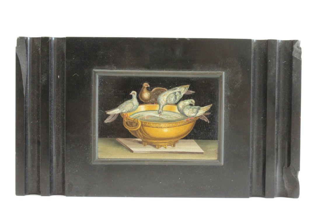 Grand Tour Micromosaic Pietra Dura Plaque (1 of 3)