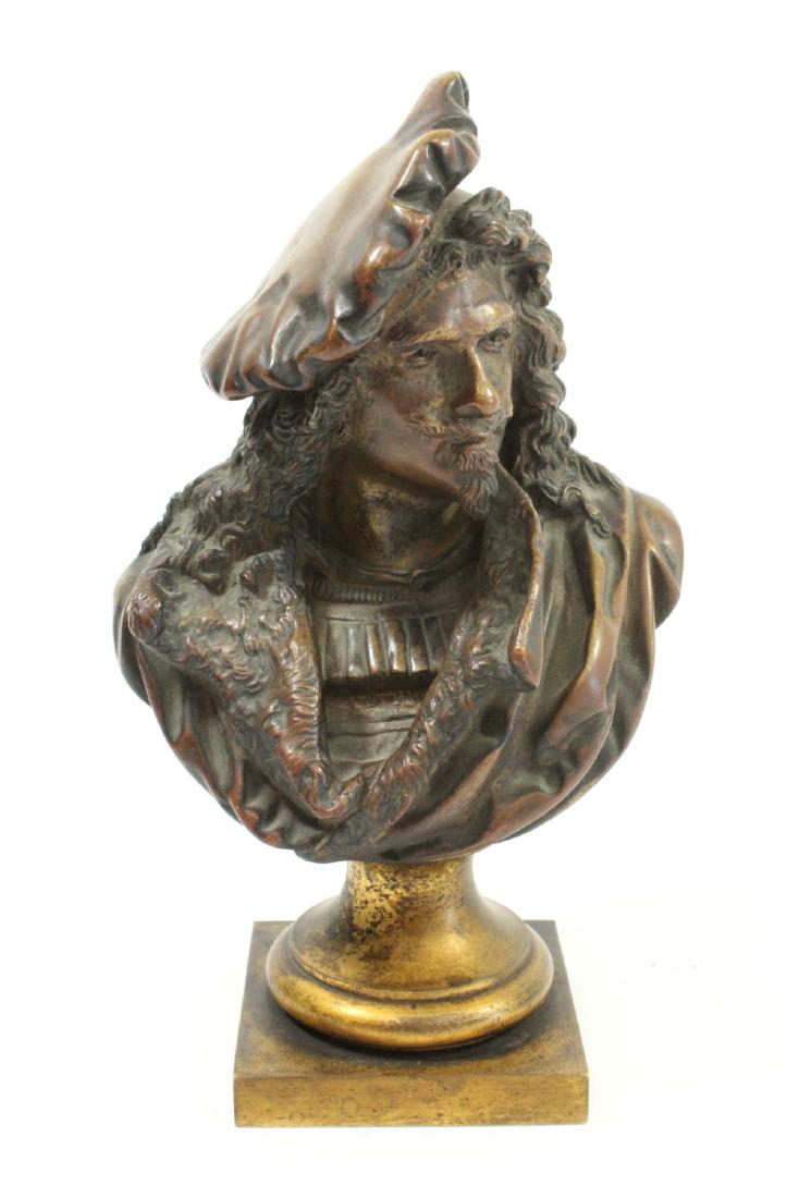 A. Carrier Bronze Bust of Gentleman (1 of 5)