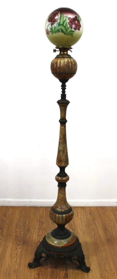 Marble & Bronze Piano Lamp (1 of 5)