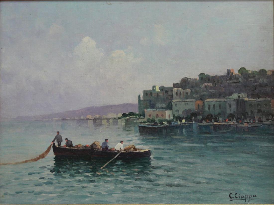 C. Ciappa, Fisherman Casting Net (1 of 3)