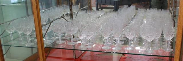 Lot of Mikasa Summer Song Pattern Crystal Glasses (1 of 3)