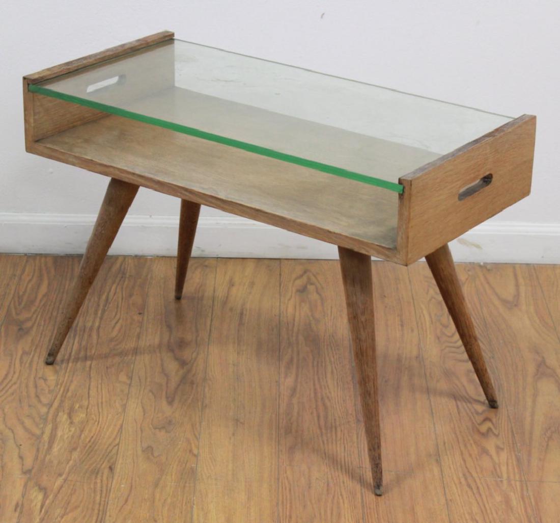 Ernst Schwadron Pickled Side Table (1 of 4)