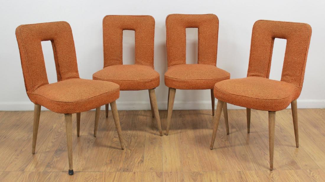 Set 4 Ernst Schwadron Pickled Dining Chairs (1 of 5)