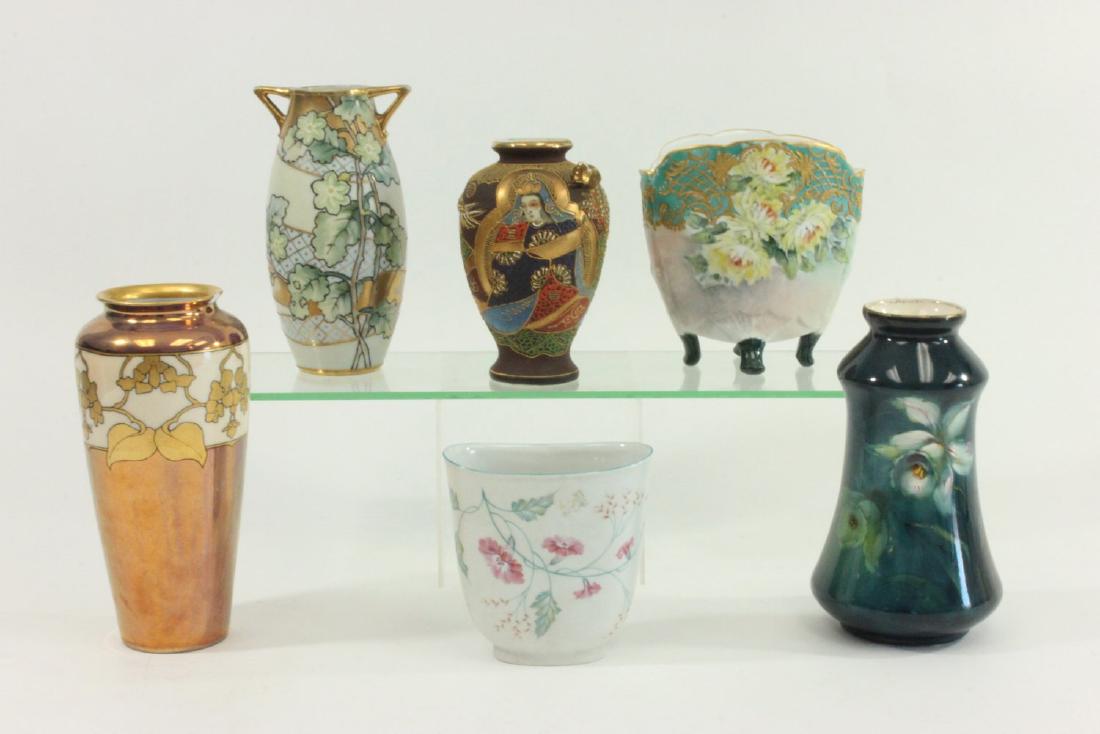 Group lot of 6 Porcelain Vases (1 of 9)