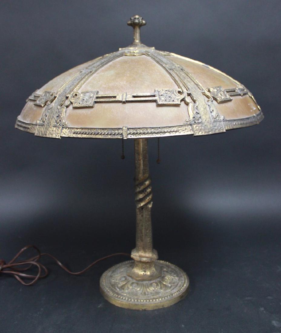 6 Paneled Vintage Table Lamp (1 of 3)