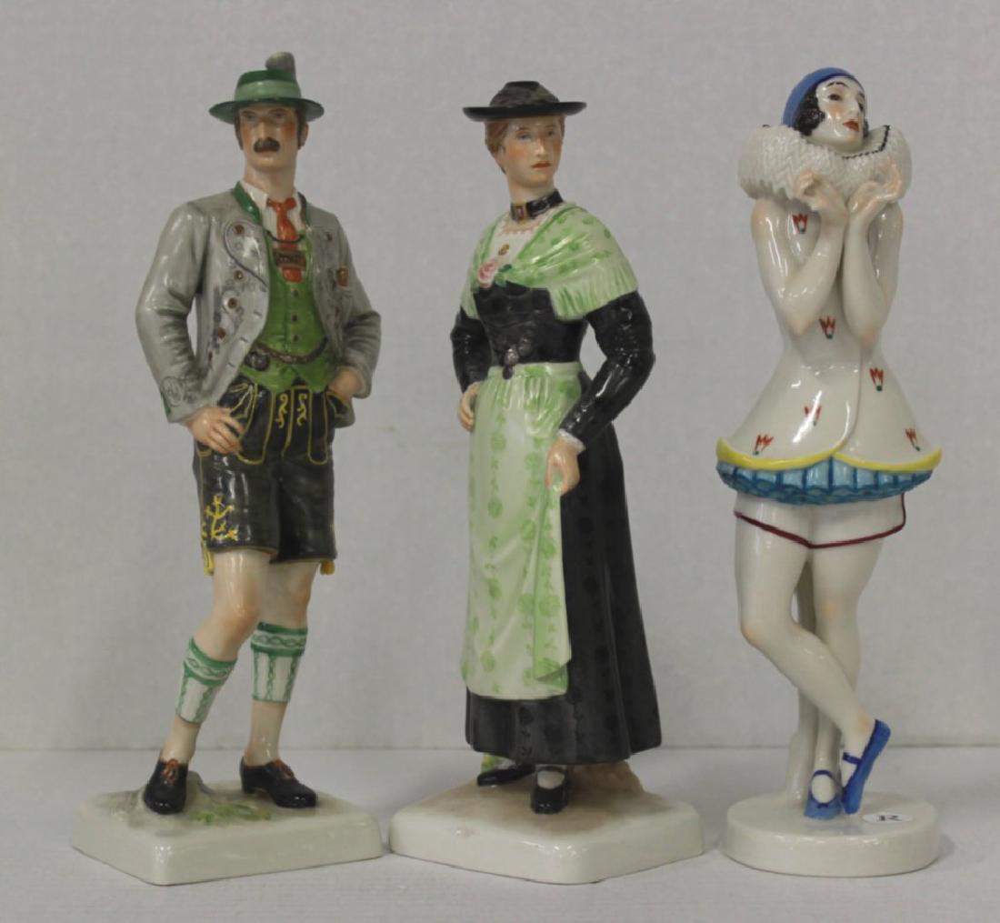 3 German Porcelain Figures (1 of 9)