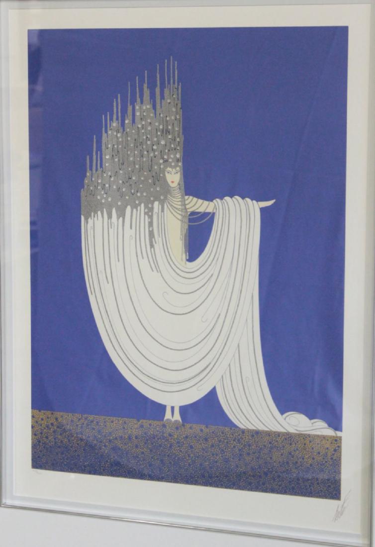 Erté, "Arctic Sea" Serigraph on Paper: Framed. Limited edition. Embossed with foil stamping. Pencil signed Erté lower right and numbered 145/300 lower left. Published by Circle Fine Arts Corp., Chicago. Erté (Romain de Tirtoff), Russian/