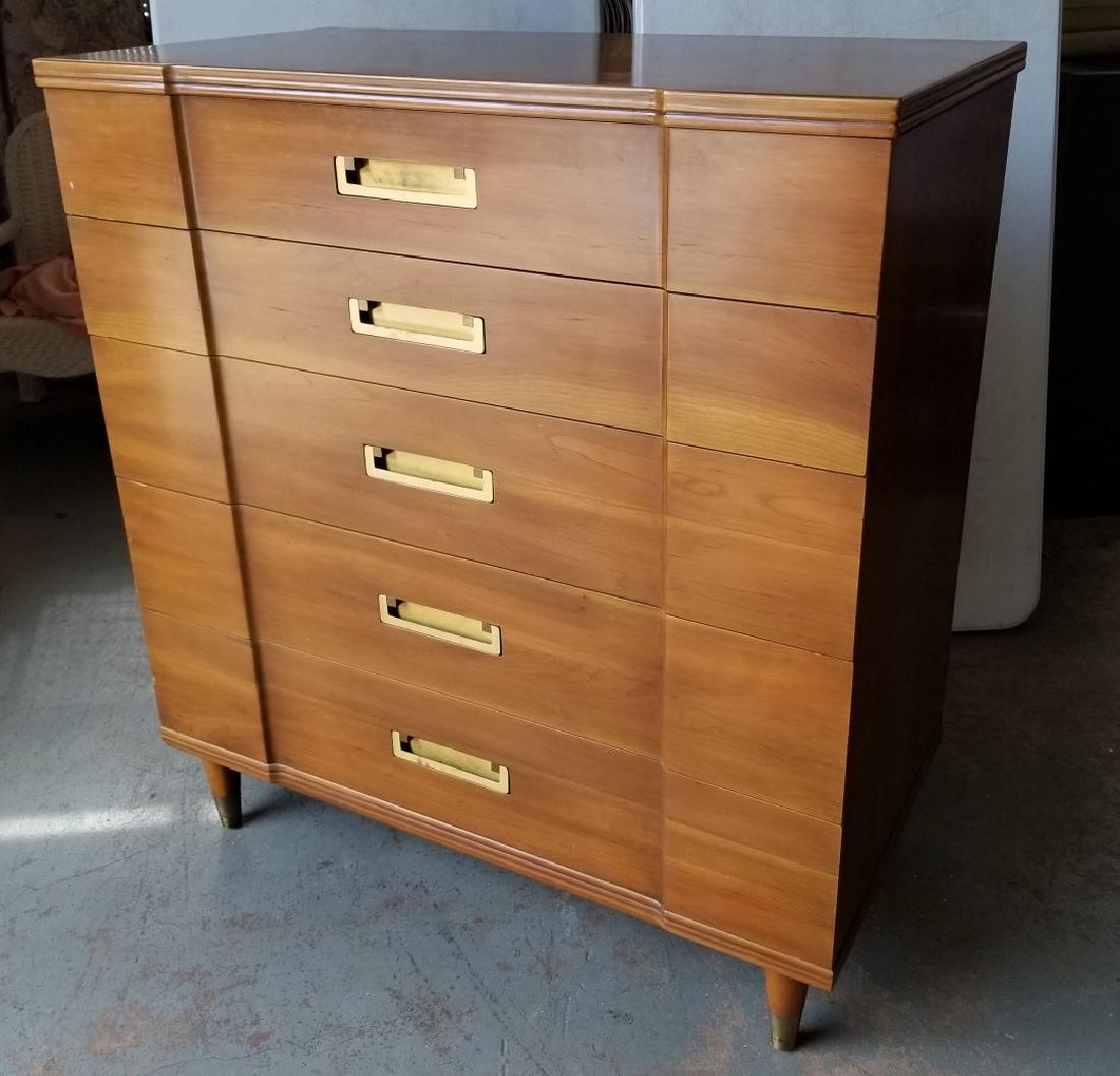 John Clingman for Widdicomb Campaign Tall Chest: Circa 1960.